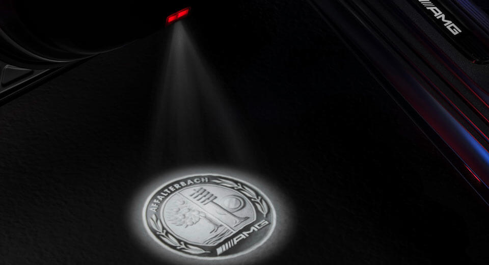  Mercedes Launches Its Own LED Emblem Projectors So You Won’t Get Knockoffs From China