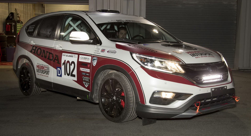 Honda Unveils Diesel CR-V Race Car For Race Of Remembrance
