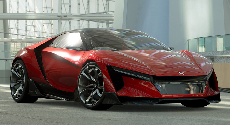  Honda’s Baby NSX Emerges As Sports Vision Gran Turismo Concept