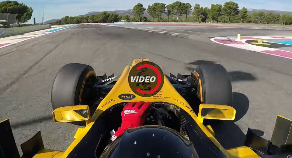  YouTuber Drives Renault-Powered F1 Car At Circuit Paul Ricard
