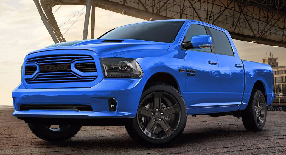  2018 Ram 1500 Hydro Blue Sport Edition Gets A Racy French Kiss