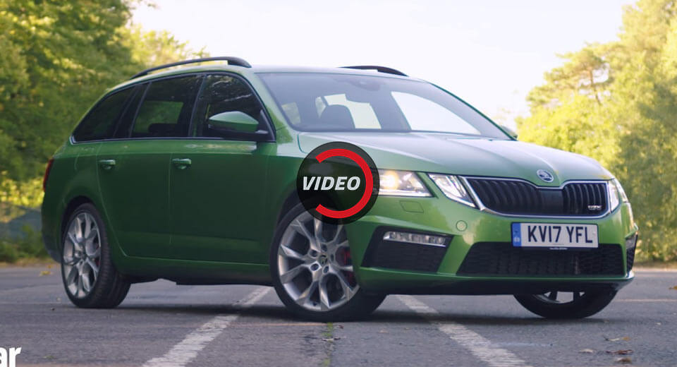  Skoda Octavia vRS Estate Makes Sure Your School Runs Are Anything But Dull