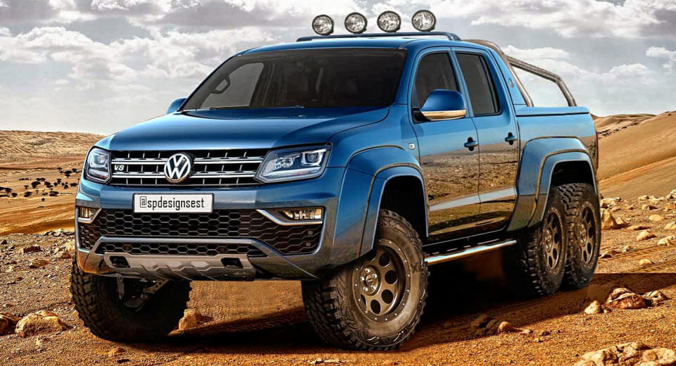  We Wouldn’t Be Surprised If Some Tuner Made A VW Amarok 6×6