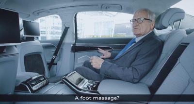 Animation: Relaxation seat and massage function in the new Audi A8 L, Video