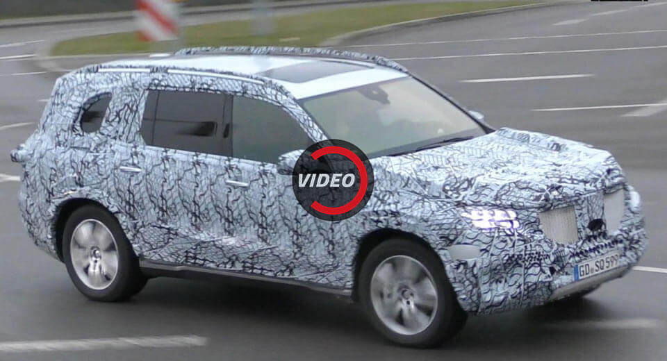  New Mercedes-Benz GLS Is Hard To Miss On The Road
