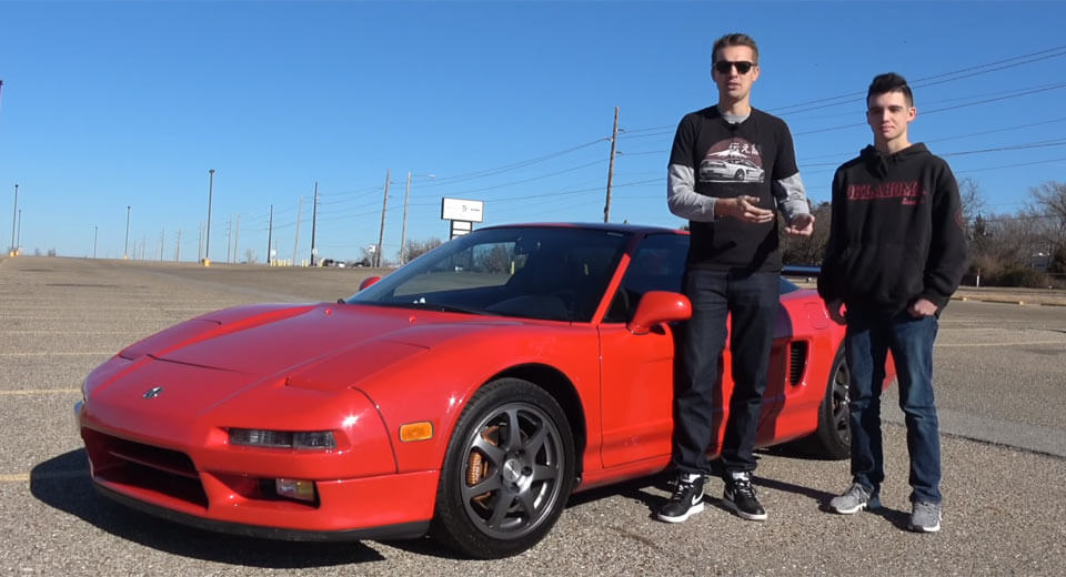 Learning Teen Driver Takes A Shot At A Manual Acura NSX