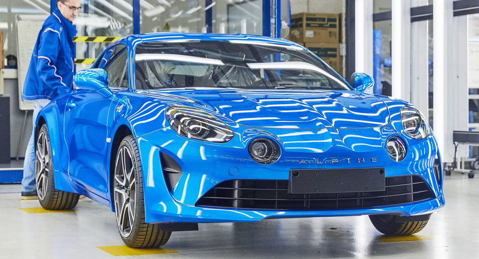  Renault Celebrates Production Launch Of New Alpine A110 In Dieppe