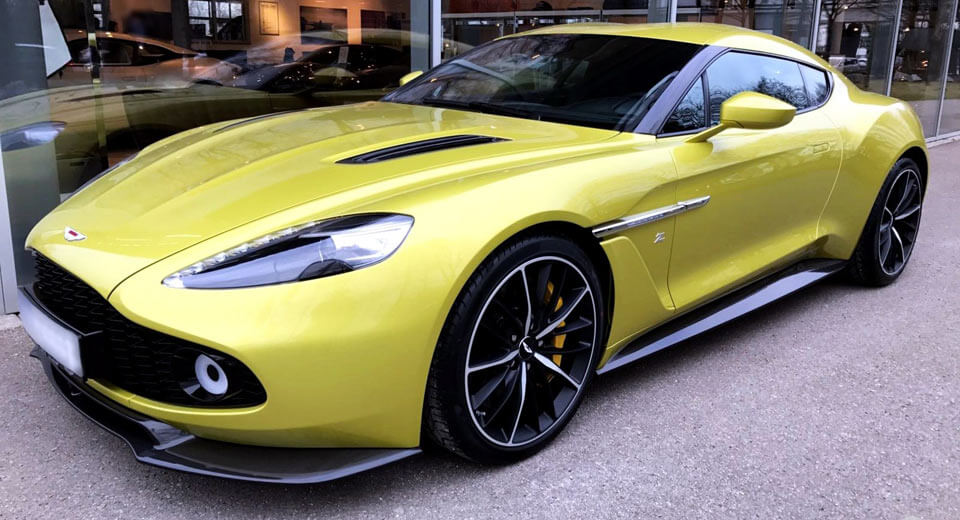  Yellow Aston Martin Vanquish Zagato Is An $880k Piece Of Art
