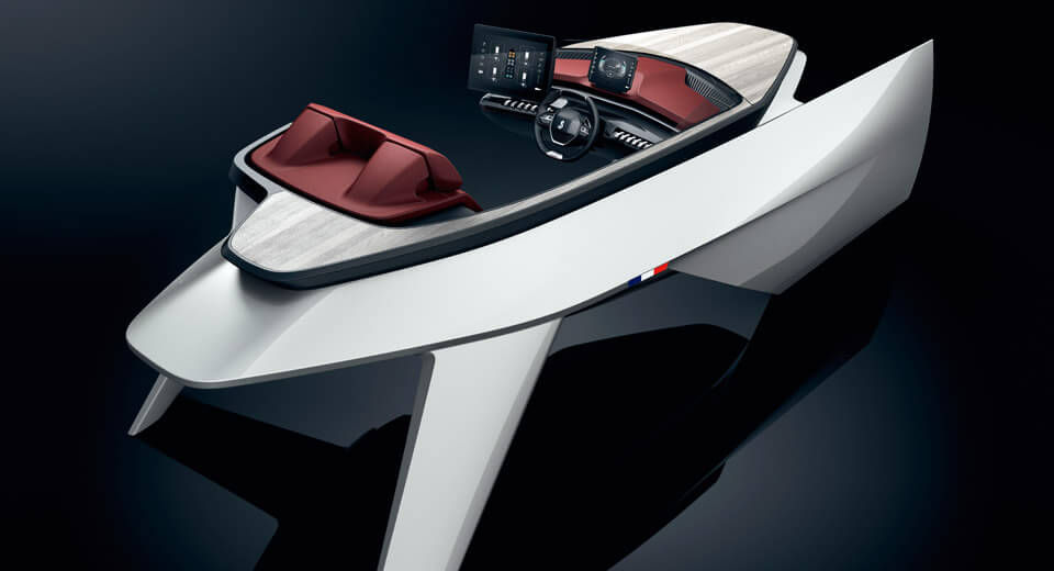  Peugeot Puts Its i-Cockpit In A Boat’s Helm Station Concept