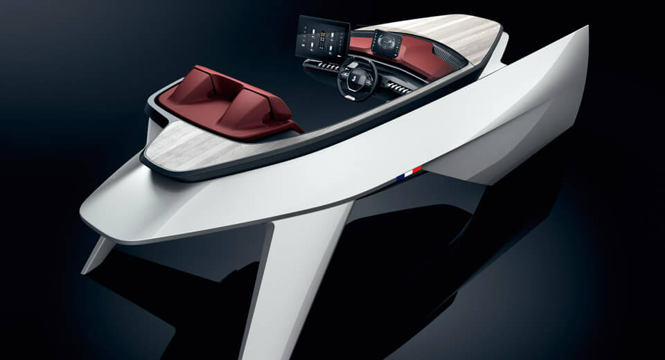 Peugeot Puts Its i-Cockpit In A Boat’s Helm Station Concept