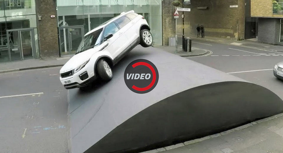  The World’s Largest Speed Bump Isn’t A Problem For The Range Rover Evoque