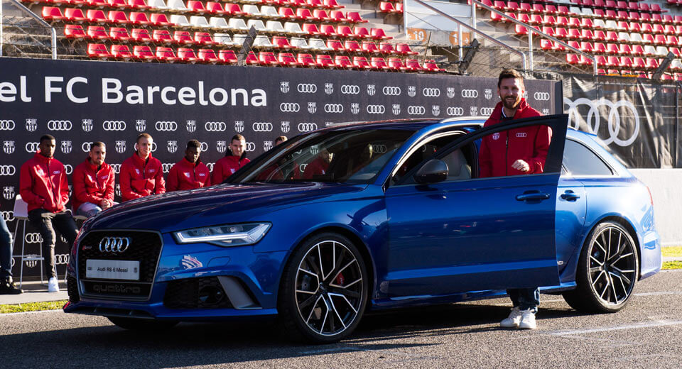  After Real Madrid, Rival Barcelona Players Also Awardedc Fleet Of Audis