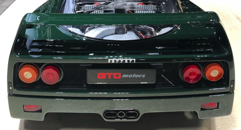  A Ferrari F40 In British Racing Green? Well, Why Not? [w/Video]