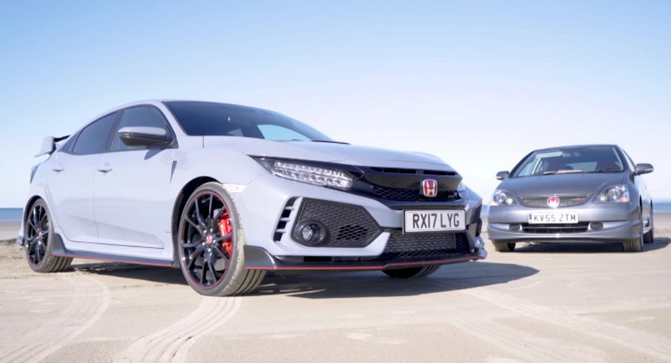  Chris Harris Pits New Honda Civic Type R Against Its Acclaimed EP3 Ancestor