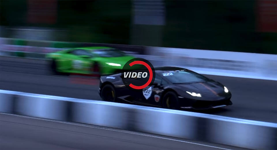2,400 HP Worth Of Lamborghini Huracans Go Toe-To-Toe In Russia