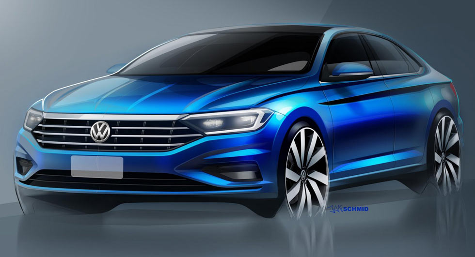  VW Continues To Tease The 2019 Jetta Ahead Of Detroit