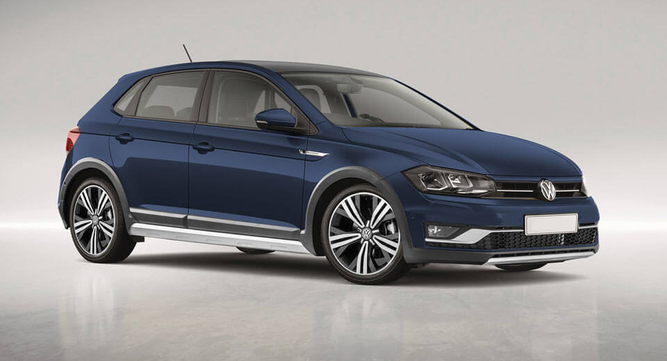  New VW Polo Rendered As A Ford Fiesta Active Rival