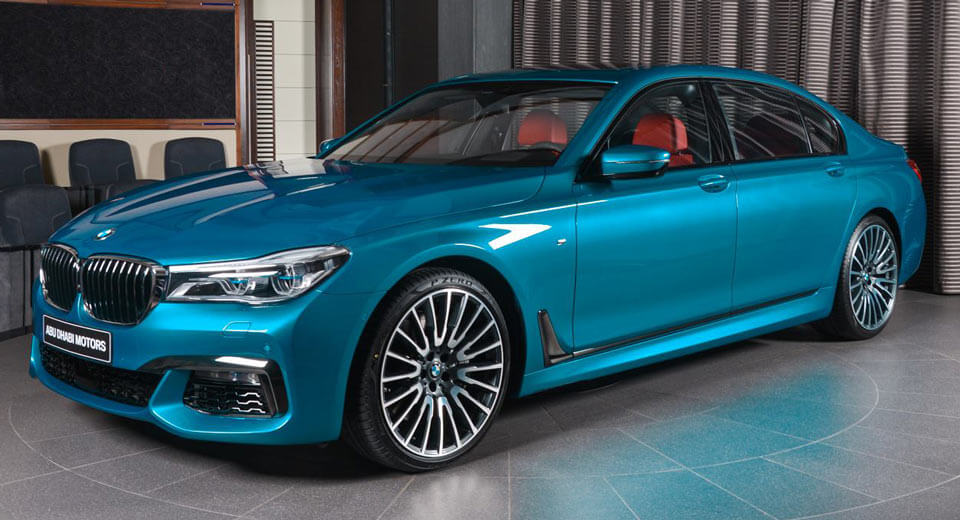 Atlantis Blue Paintjob Suits This BMW Individual 750Li Just Fine