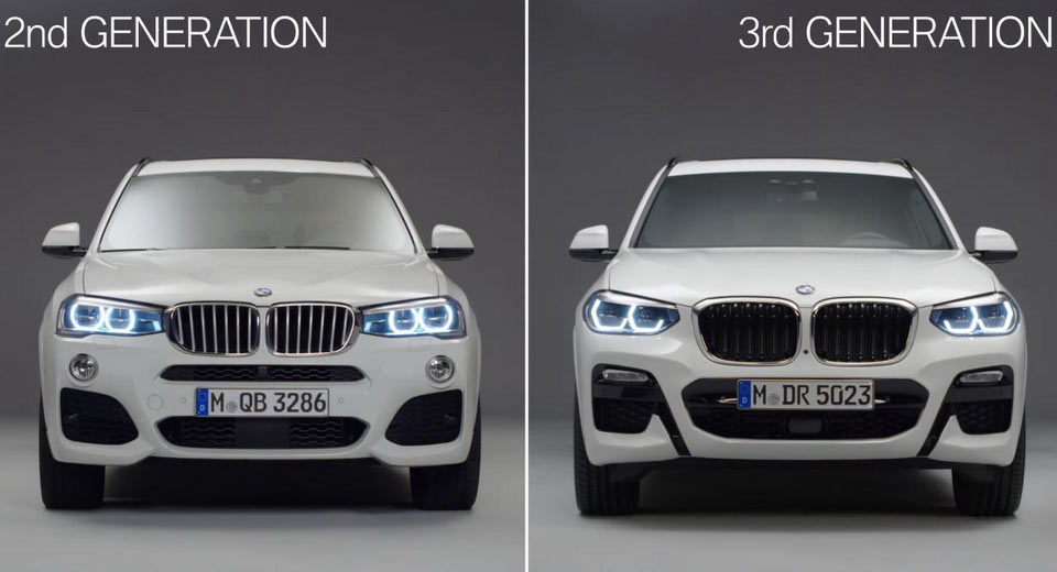  BMW Compares Current X3 To The Old One, Tech Progress Evident