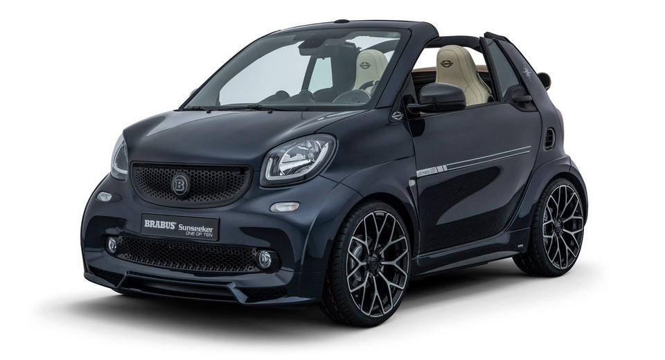 One Of Ten Ultimate Sunseeker Is A Brabus Fortwo With Maritime Flair