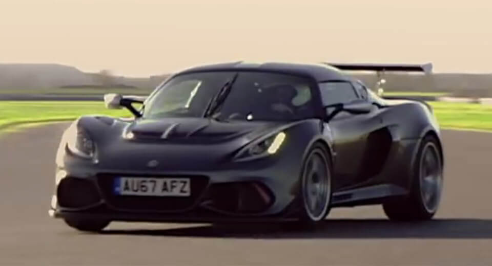 Watch The New Lotus Lotus Exige Cup 430 Tear Up The Track