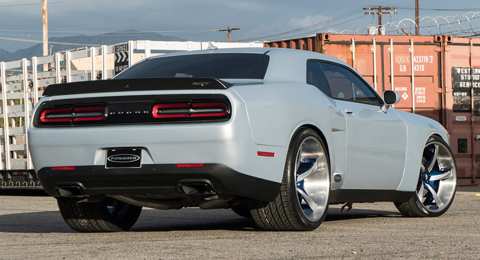  Widebody Kit And Huge Alloys Make The Challenger SRT Look Even More Macho