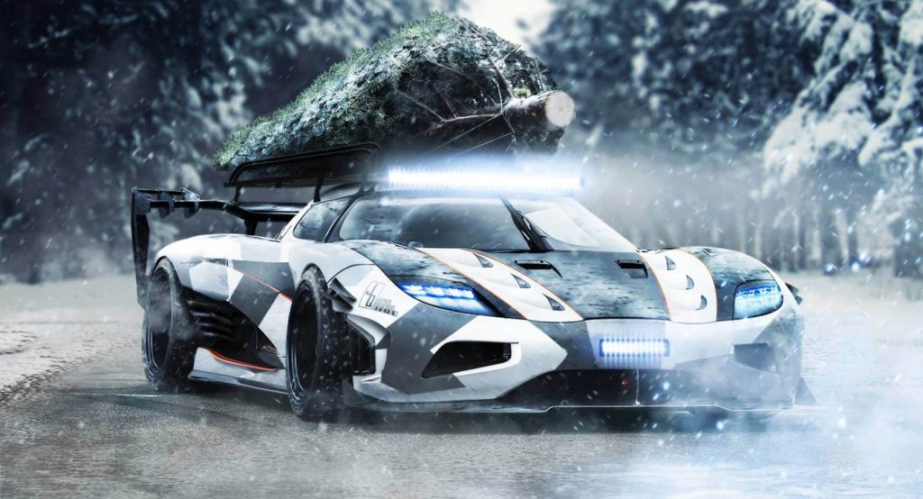 Koenigsegg One:1 Gets Festive With Holiday Season Outfit