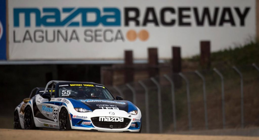 Mazda Parts Company With Laguna Seca