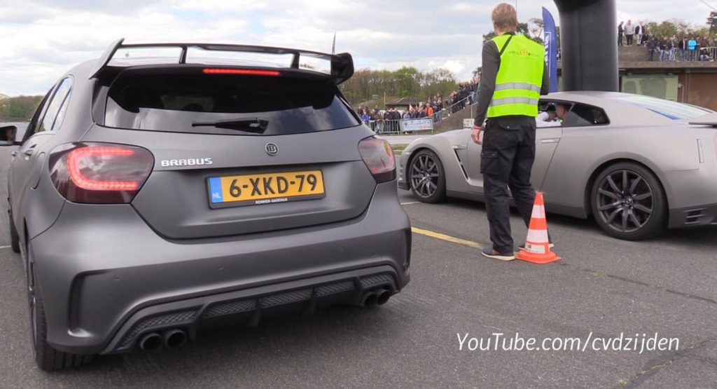  Can The Mercedes-AMG A45 Brabus Outrun A Nissan GT-R, Audi R8?