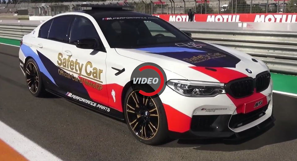 New BMW M5 MotoGP Safety Car Feels At Home On The Track
