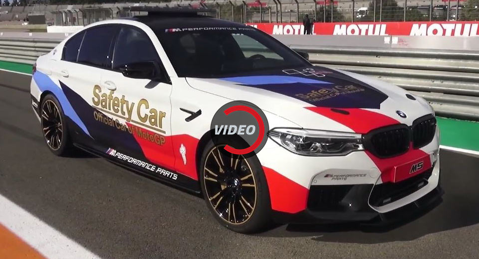  New BMW M5 MotoGP Safety Car Feels At Home On The Track