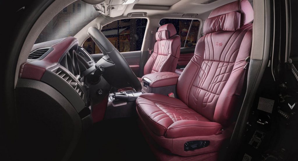 Vilner Adds Bmw E60 Seats And Red Leather To Toyota Land