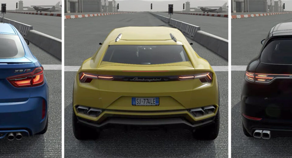  Watch The Lambo Urus Take On Its Closest Rivals In Forza 7