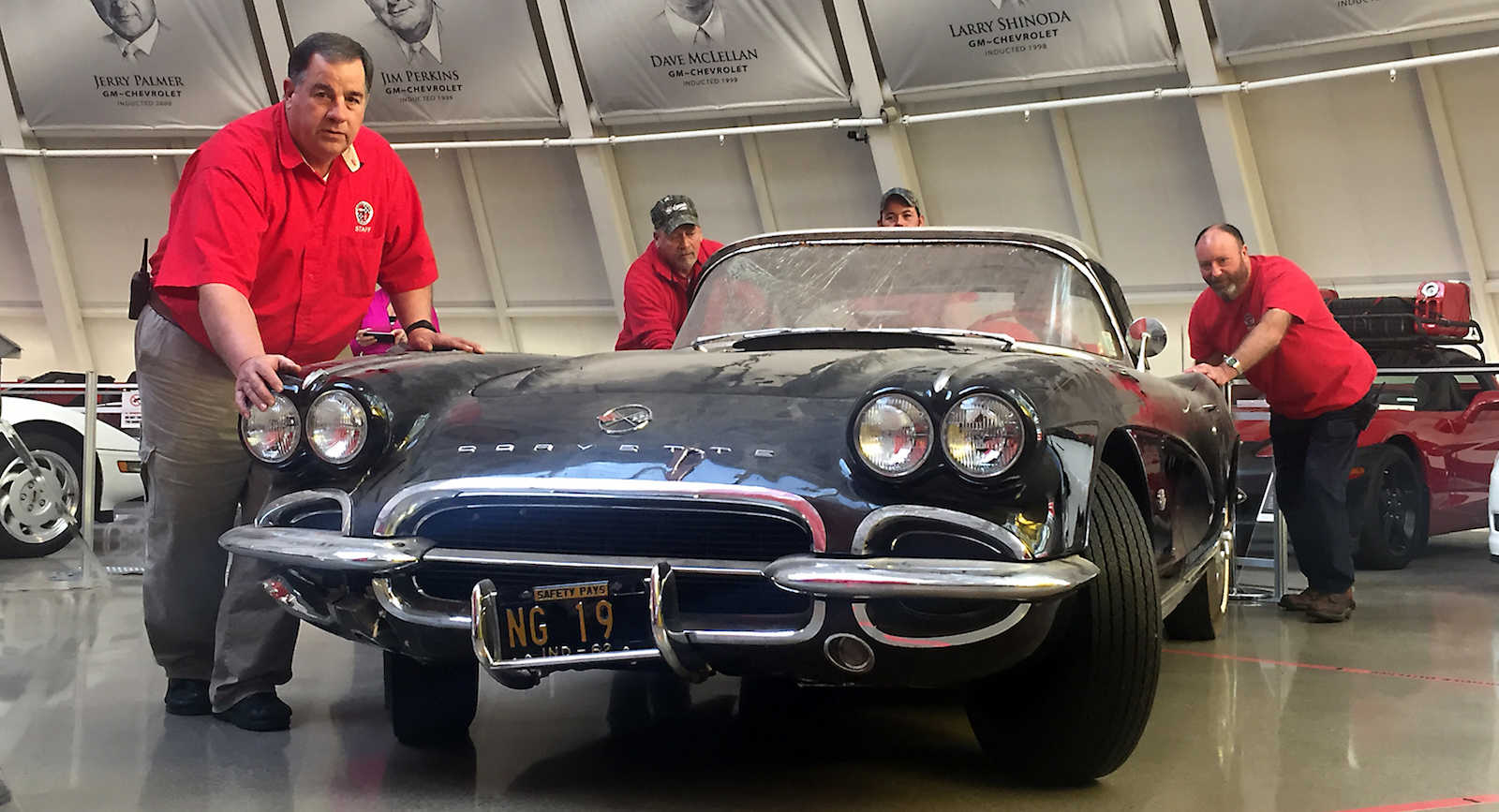 1962 Chevrolet Corvette Final ’62 Corvette Damaged By Sinkhole Heading Back On Display
