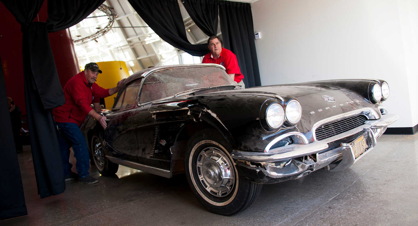 1962 Chevrolet Corvette Final ’62 Corvette Damaged By Sinkhole Heading Back On Display