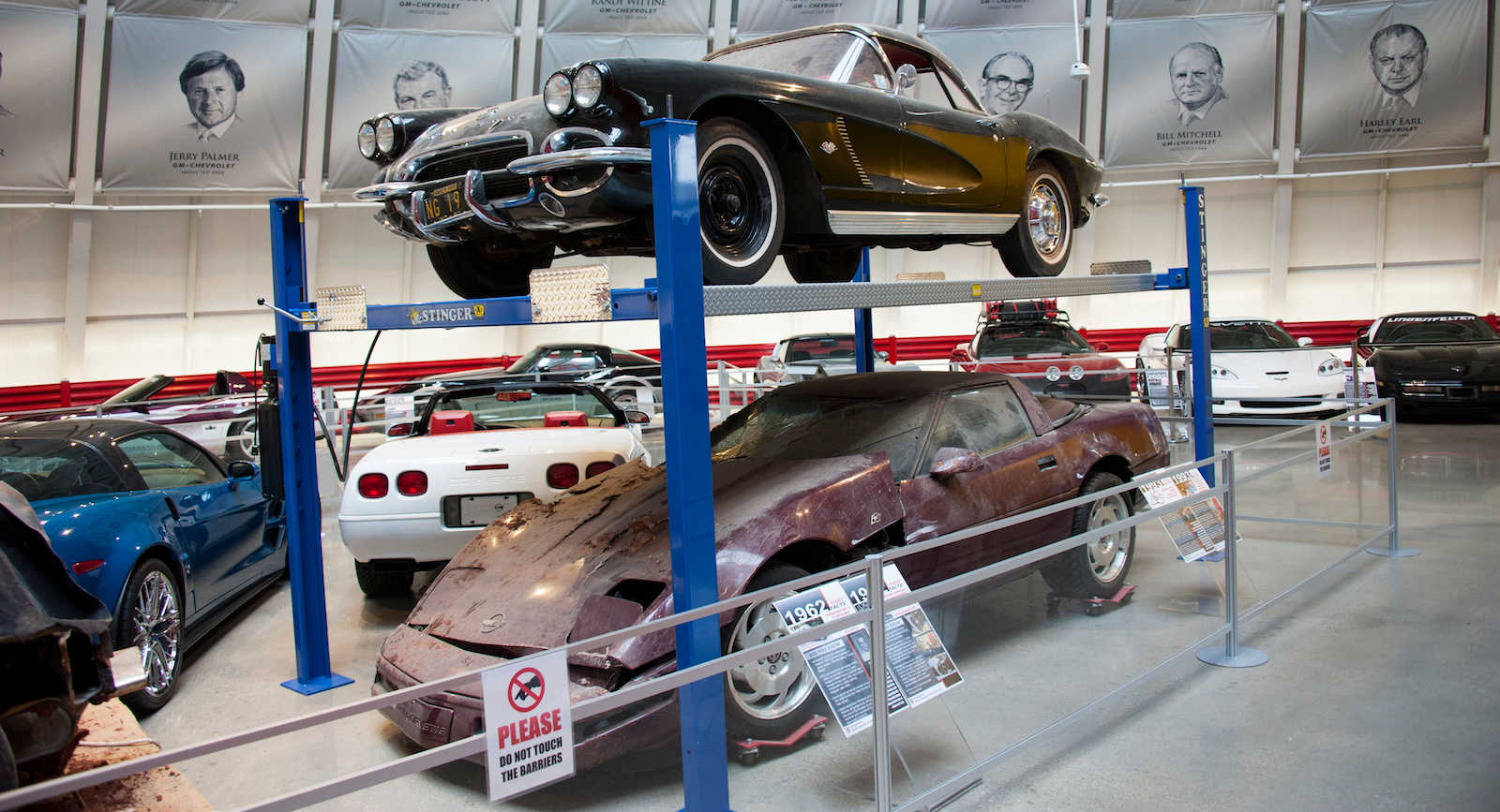 1962 Chevrolet Corvette Final ’62 Corvette Damaged By Sinkhole Heading Back On Display