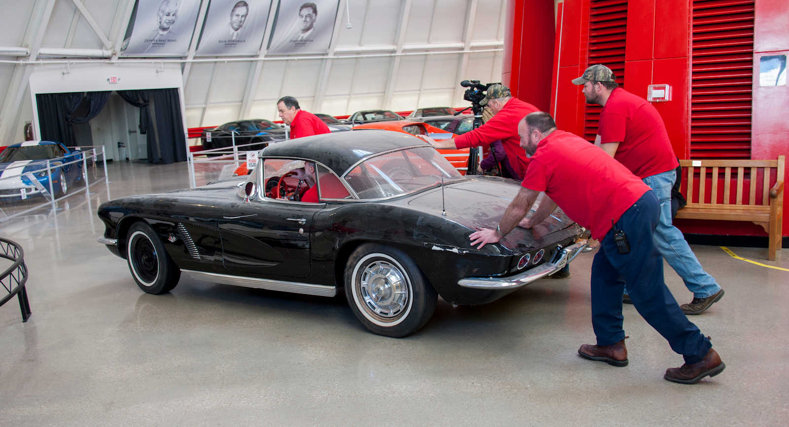 1962 Chevrolet Corvette Final ’62 Corvette Damaged By Sinkhole Heading Back On Display