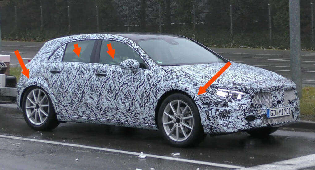  Could This Mule Be Hiding The Next-Gen Mercedes-Benz GLA?