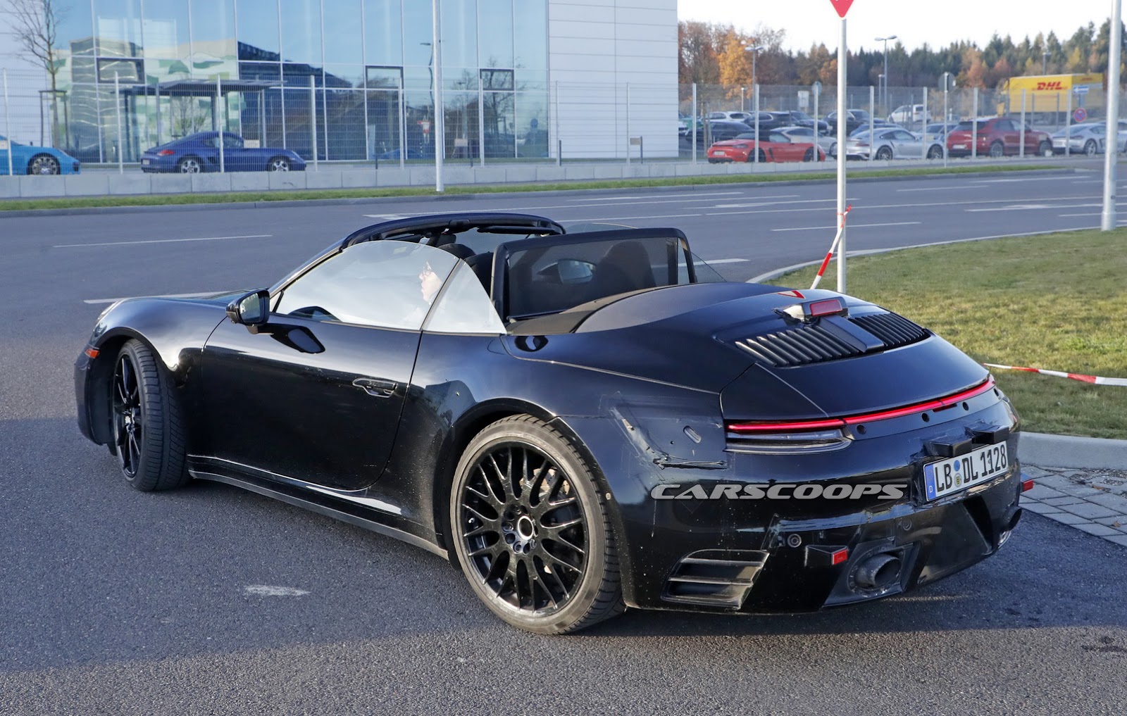 porsche-992-cabrio-spied-top-down-8 2019 Porsche 911 Caught Undisguised Out In The Open – Again