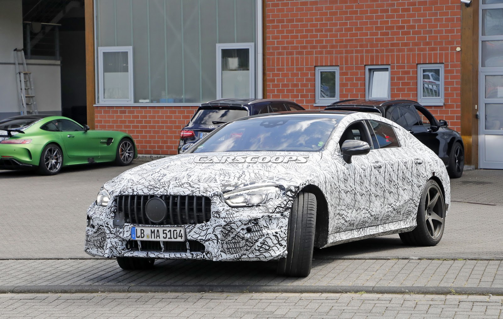 AMG-GT4-Less-Camo-Spy-14 Mercedes-AMG GT4 Will Reportedly Debut In Geneva