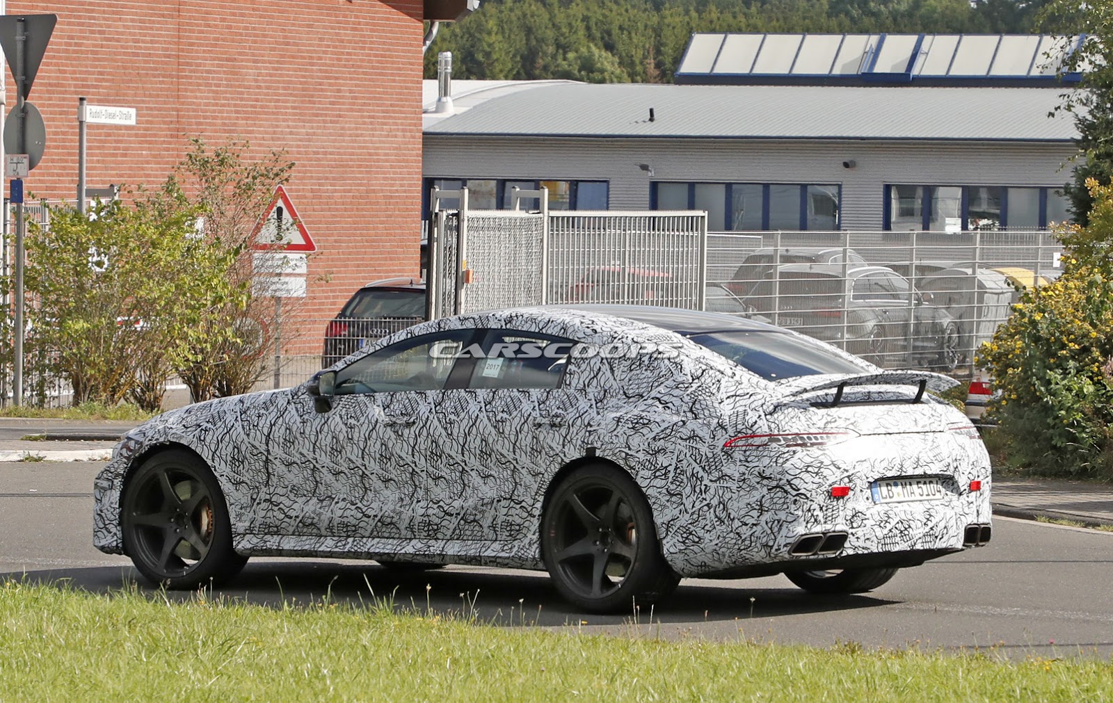 AMG-GT4-Less-Camo-Spy-15 Mercedes-AMG GT4 Will Reportedly Debut In Geneva