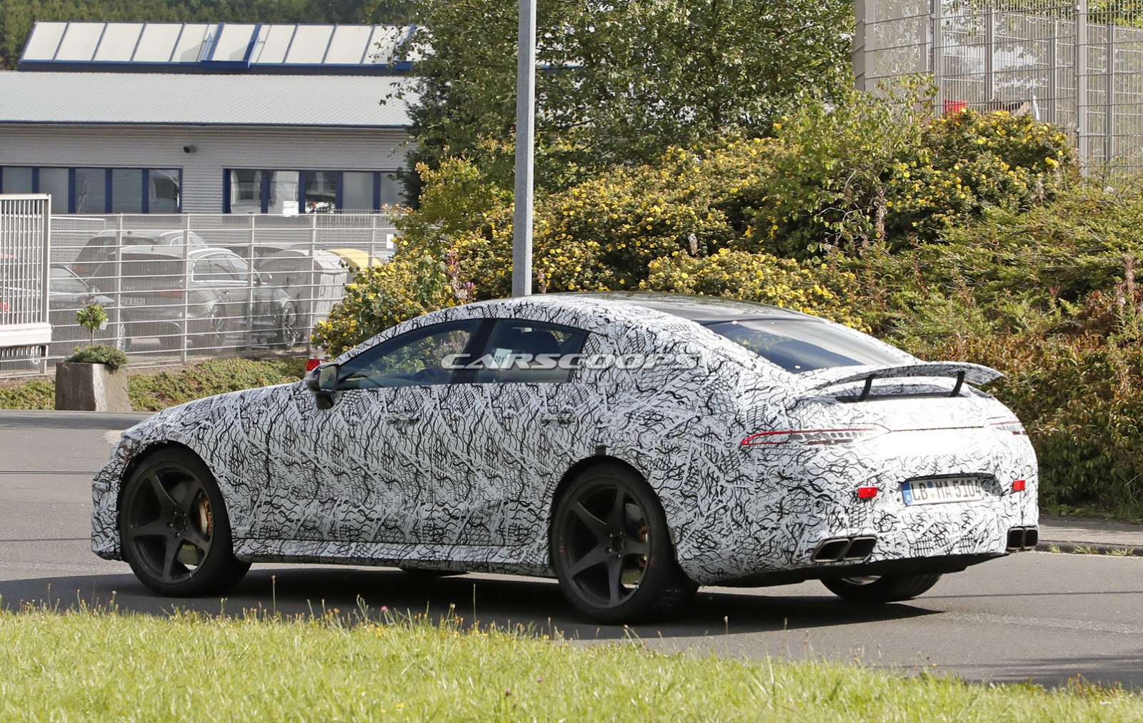 AMG-GT4-Less-Camo-Spy-16 Mercedes-AMG GT4 Will Reportedly Debut In Geneva