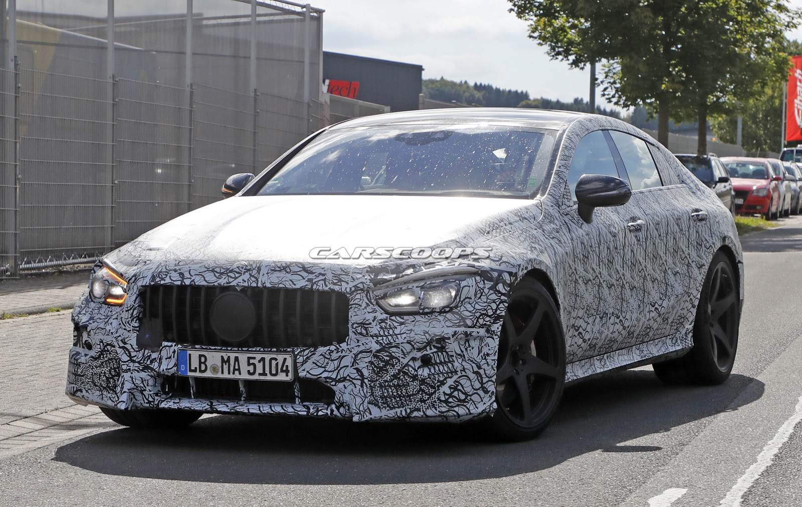 AMG-GT4-Less-Camo-Spy-26 Mercedes-AMG GT4 Will Reportedly Debut In Geneva