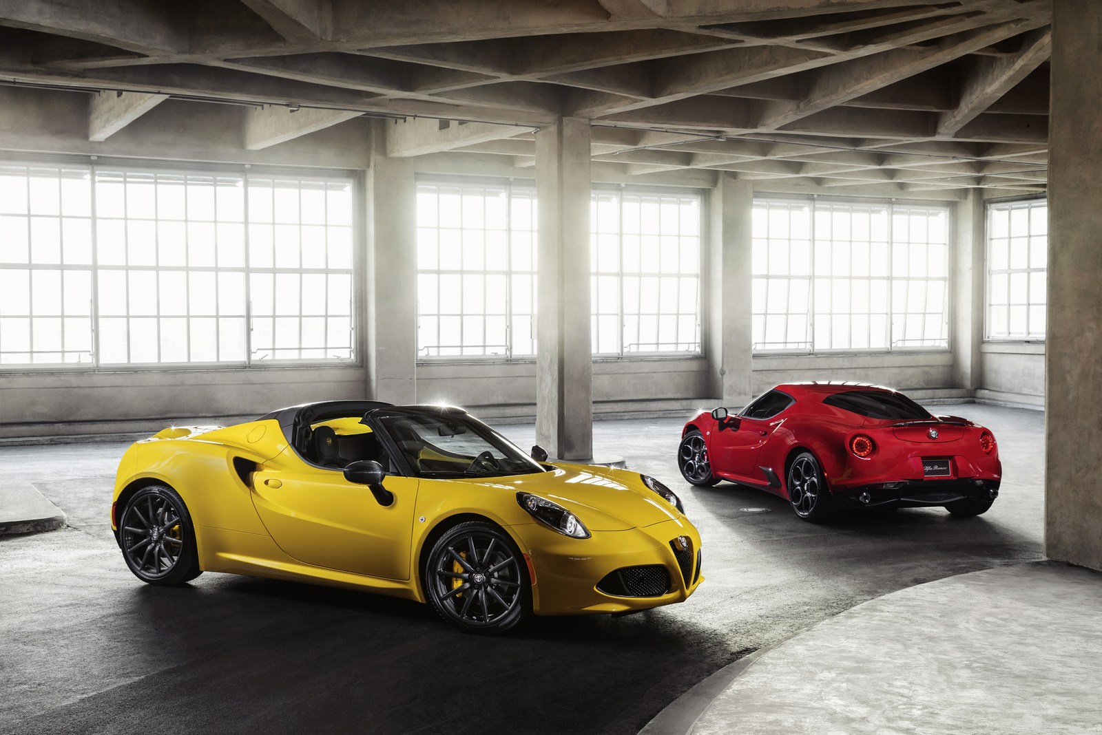 2018 Alfa Romeo 4C Spider (foreground) and Alfa Romeo 4C (background) Alfa Romeo 6C Sports Car Reportedly Approved For Production