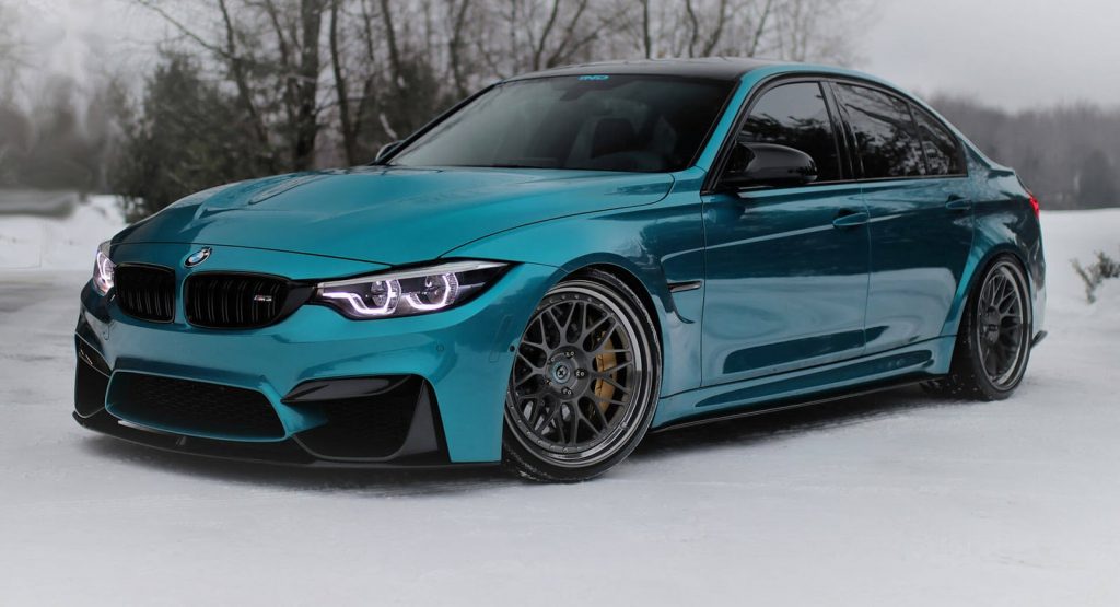  BMW M3 With Subtle Mods Shines In Atlantis Blue Paintjob