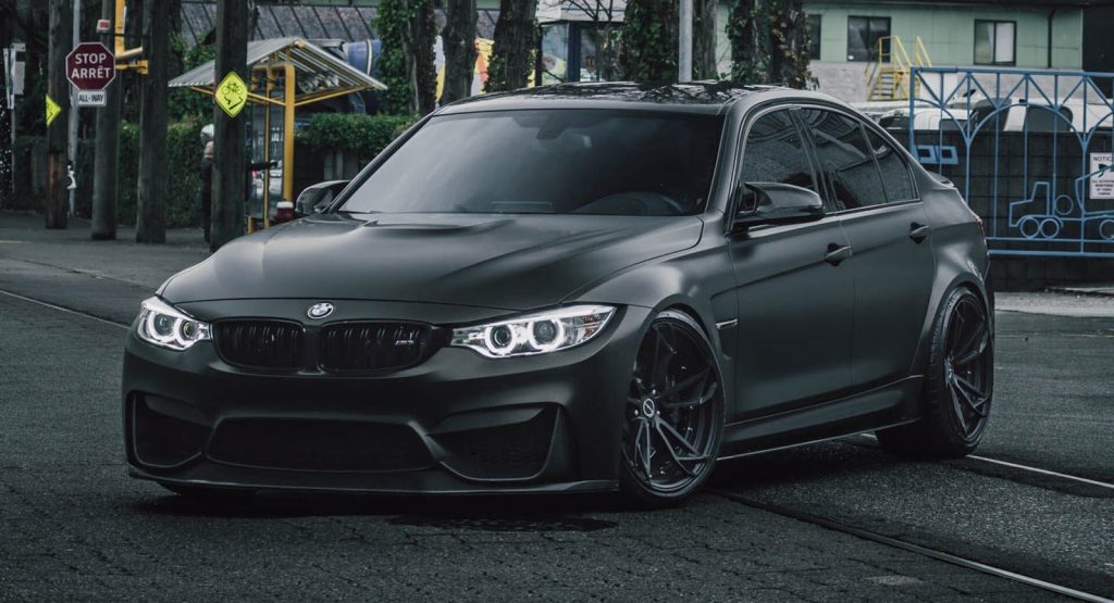  Murdered Out BMW M3 Joins The Dark Side, Looks Really Sinister