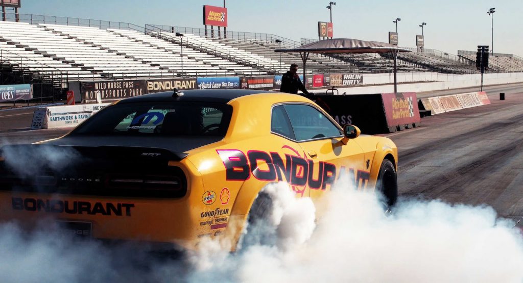  Get Schooled On How To Drag Race The 840HP Dodge Demon