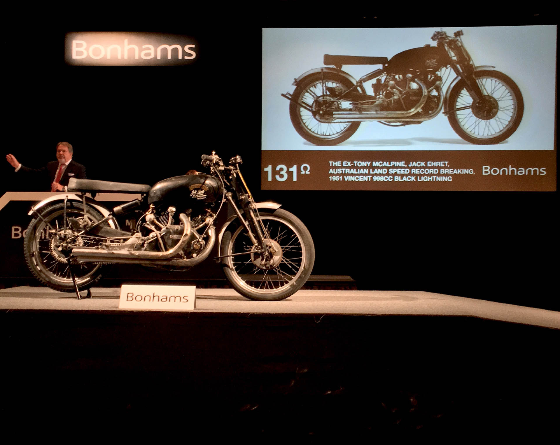 BonhamsBlackLightning Someone Paid Nearly $1 Million For This Old Motorcycle