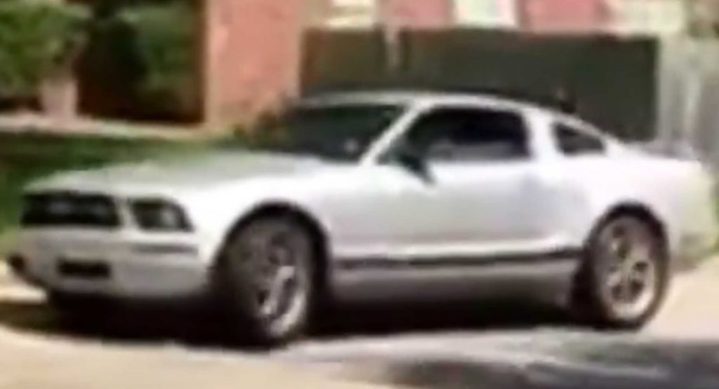  Kid Attempts To Drift Mustang, Ends As You Expect It Would