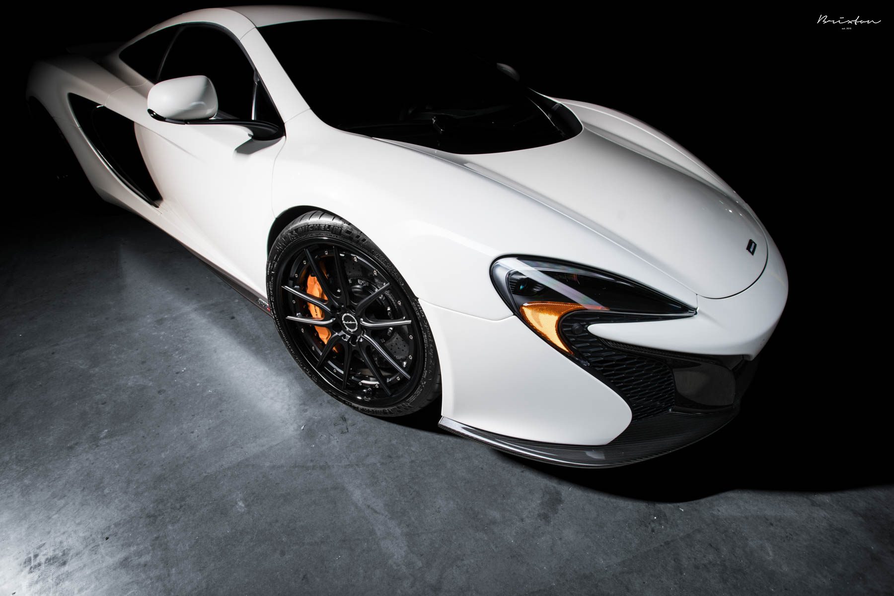 McLaren-650S-Ferrari-458-Brixton-17 Take Your Pick: White Ferrari 458 And McLaren 650S Pose With Brixton Wheels